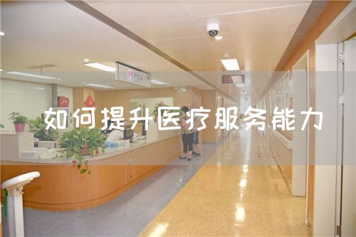 如何提升医疗服务能力(图1) 如何提升医疗服务能力(图1)