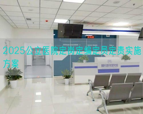 2025公立医院定岗定编定员定责实施方案(图1)