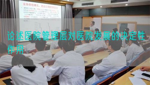 论述医院管理层对医院发展的决定性作用(图1)